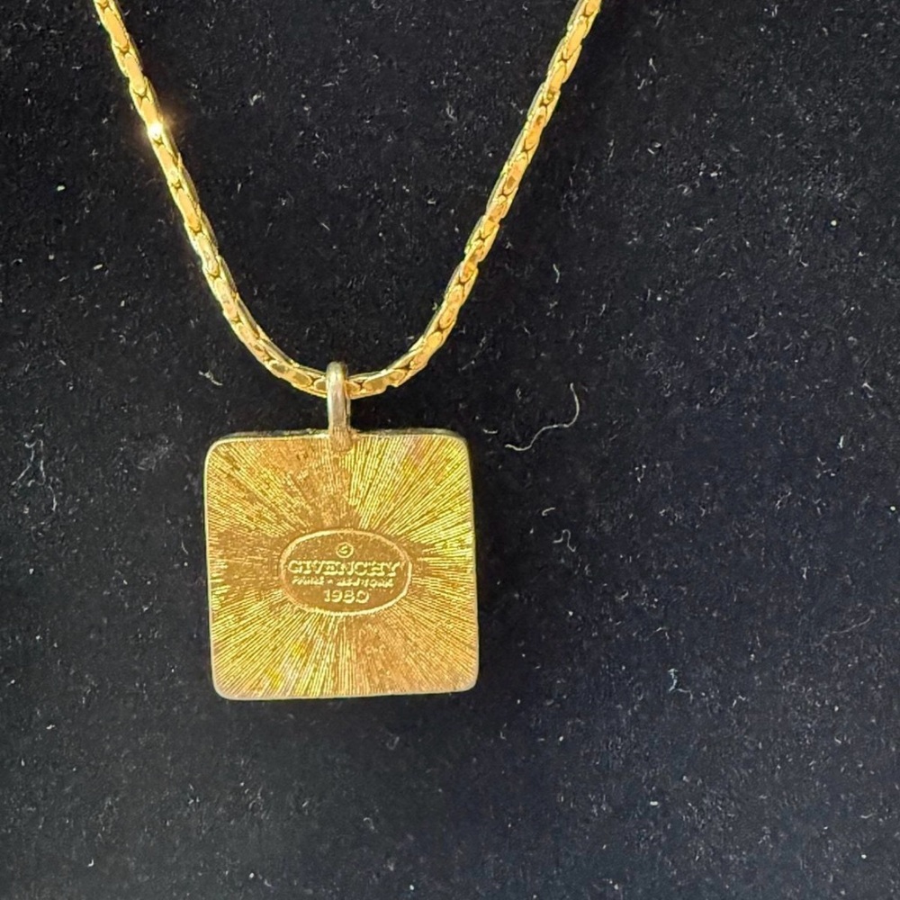 Givenchy Gold Pendant Necklace - Picture 3 of 3